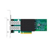 GLOTRENDS ST7477 Dual Port 10GbE SFP+ PCIe 3.0 x8 Server Network Adapter, Broadcom BCM57302 Controller, Supports DCB, SR-IOV, PXE/iSCSI Boot