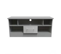 Gloucester 1 Drawer Open Tv Unit In Dusk Grey (Ready Assembled)
