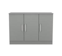 Gloucester 3 Door Sideboard In Dusk Grey (Ready Assembled)