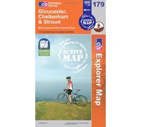 Gloucester, Cheltenham and Stroud: No. 179 (OS Explorer Map Active)