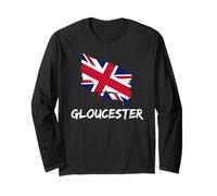 Gloucester Great Britain Flag British Heritage English Pride Long Sleeve T-Shirt