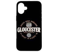 Gloucester South West England Coordinates Label 2C Case for iPhone 16 Plus