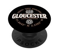 Gloucester South West England Coordinates Label 2C PopSockets Adhesive PopGrip