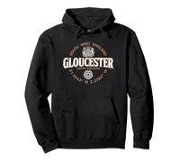 Gloucester South West England Coordinates Label 2C Pullover Hoodie