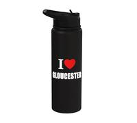 Gloucester Souvenir Memory. Born and Bred Stainless Steel Insulated Water Bottle