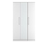 Ready Assembled 2 U Gloucester Triple Mirror Wardrobe (Ready Assembled) in White Ready Assembled 2 U White