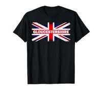 Gloucestershire County England UK British Flag T-Shirt