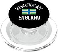Gloucestershire England Flag PopSockets PopGrip for MagSafe