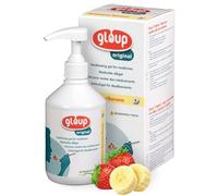 Gloup Original Pill Swallowing Gel - Strawberry Banana Flavor, 500ml (16.9oz), IDDSI Level 3 Yogurt Thickness, Natural Gel Swallowing Aid for Tablets & Capsules (Gloup Original - 1 Pack)