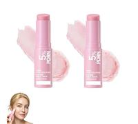 Gloura Stick, Gloura PDRN Pink Collagen Volume Multi Balm, Hydrating Skincare Fine Lines bounce Balm, Collagen Wrinkle Stick for Face, Lips & Neck, Leaves Skin Smooth & Plump (2Pc)