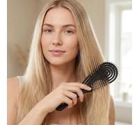 Glov Arc Five Precision Hair Brush - Effortless Detangling for Long Thick Hair with Sturdy Teardrop Shape Ergonomic Handle and Strong Bristles Ideal for Daily Use