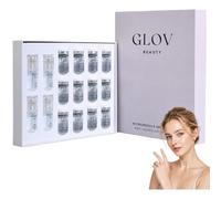 Glov Beauty Micro Infusion System Science Microneedling Infusion System Beauty Micro Infusion Kit with Hydrating Serum for Face Neck and Home Skin Care (Twelve-Bottle Pack)