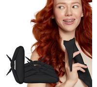 Glov Coolcurl Pillow Rollers-4pcs Black Heat-free Curling Foam Rollers for Defined Curls and Waves Easy to Use Hair Accessories for All Hair Lengths and Thicknesses