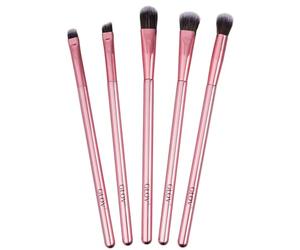 Glov Eye Shadow Brushes Set Flat Brush for Seamless Makeup Application Includes Soft Eyeliner and Soft Brush Ideal Eye Brushes for Experts and Beginners Vegan Portable