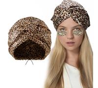 Glov Glamorous Satin Sleep Cap Hair Protection Frizz Reduction Moisture Retention Defined Curls Comfortable Stylish Universal Size All Hair Types Lightweight Elegant Design