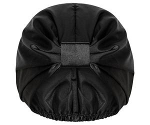 GLOV Hair-care Anti-frizz-satin-sleeping-bonnetSatin Bonnet Black