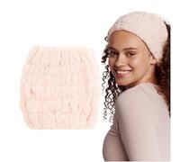 Glov Sports Headband Makeup Headband for Women Elastic Moisture-wicking Microfiber Ideal for Thick Hair Reusable Hair Towel Wrap Comfortable Fit Universal Size Pink