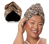 Glov Two-sided Hair Towel Wrap-microfiber Satin Absorbent Quick Drying Frizz Protection Reduces Breakage Tangling Elegant Hair Care for Home Travel Luxurious Softness