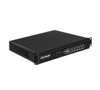 Glovary 1U Rackmount Firewall i5 3320M, 2 x 82599ES 10GB SFP+, 6 x i226V 2.5GbE LAN OPNsense Hardware, U6, AES-NI, 8GB RAM 128GB SSD, 19" Router PC, Network Firewall Appliance, VGA, COM