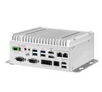 Glovary F1 Fanless Mini PC i7 1255U (10C12T, up to 4.7GHz), 2 x i210AT Gigabit LAN, Linux Industrial Computer Din Rail, 8GB RAM 256GB NVMe SSD, 2 x RS232 COM, 8 Pin GPIO, USB3.2, 9-36V Auto Power On