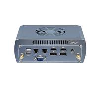 Glovary Mini PC Ryzen 7 8845HS (8C/16T), 2 x 2.5GbE LAN Gaming Micro Desktop Computer, DDR5 8GB 5600MHz 128GB NVMe SSD, 8K60Hz, 4K120Hz, 4 Anzeige, 2USB3.2, RS232 COM, WiFi6, BT5.2