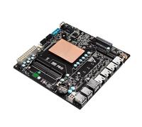 Glovary NAS Mainboard Quad Core i7-1165G7, Mini-ITX NAS Motherboard, 4 x i226V 2.5GbE LAN, DDR4 8GB RAM 128GB NVMe SSD, Support 6 x SATA3.0 6Gbps
