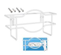 Glove Box Holder | Glove Metal Wall Rack Dispenser - Space Saving Sturdy Compact Masque Facial Tissue Storage for Lab, Bathroom, Garage