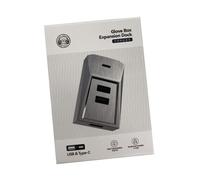 Glove Box USB Hub for Car Center Console Glove Box Splitter Extender Splitter Docking Station Hub