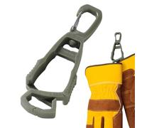 Glove Clamps | Multi-Use Belt Gloves Holder | Construction Workers Clips with Crossed Fixing for Gloves, Keys, Flashlight, Mug, Eyeglasses, Towel Soydan