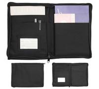 Glove Compartment Organizer 600d Oxford Cloth Car Glove Box Organizer Zippered Manual Car Document Holder for Card Licenses Registration Document Auto Accessories