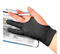 Glove For Drawing Tablet - Two-Finger Artist Glove For Right Hand And Left Hand - Anti-touch Glove Smudge Guard, Two-Finger, Reduces Friction For Pen Pencil Sketching Painting