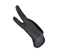 Glove for Graphical Tablet, Glove for Digital Two Fingers, 2 Pieces Right and Left Hand Breathable Sleeves for Sketches on Paper Users Students