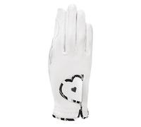 Glove It Ladies Golf Glove - Lightweight and Soft Cabretta Leather Golf Glove for Womens, Features UV Protection - Black Forest (Right)