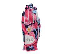 Glove It Ladies Golf Glove - Lightweight and Soft Cabretta Leather Golf Glove for Womens, Features UV Protection - Tropicana,Medium, Left