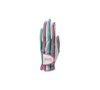 Glove It Ladies Golf Glove - Lightweight and Soft Cabretta Leather Golf Glove for Womens, Features UV Protection, Coastal PREP, Large, Left