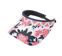 Glove It Women’s Solid Coil Visor - Lightweight Comfortable Fit with Breathable Fabric, UV Sun Protection, Durable Design for Golf, Tennis, Running and Outdoor Sports - Printed - One Size Multicolour