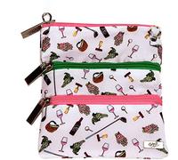 Glove It Women's 3 Zip Bag (Nine and Wine)