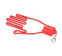 Glove Keeper Plastic Glove Stretcher Holder 25 X 11.5 X 0.7 Cm for Fast Drying Shape Retention Easy Storage for Men Women Golfers Right and Left Hand (Red)