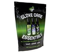 gloveglu Men's Goalkeeping Glove Care Essentials Pack, Black, One Size