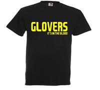 Glovers It's in the Blood Yeovil Town Football Gift T-Shirt idea FC Present top J58 (Adult Medium)