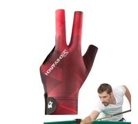 Gloves | Breathable 3 Finger Gloves For Men,Soft Lightweight 3 Finger Pool Training Accessories For Billiards Beginners Women Men Teens