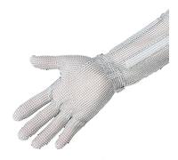 Gloves, Cut Resistant Gloves, Food Grade Safe Stainless Steel Chain Gloves, Universal for Left and Right Hands(Arm 8cm,1PCS/XS)