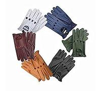 Gloves Driving 100% Leather Style Retro for men Comfort and safe Driver - Black, S