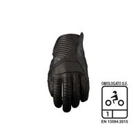 Gloves five Arizona Black Genuine Leather TG M With Guards And Reinforcement for