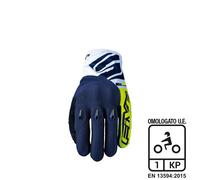 Gloves Five E3 Evo Fluo Yellow/Blue (XXXL)