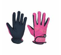 Gloves Red Horse Bling