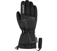Reusch Down Spirit Gore-tex Extra Warm, Waterproof and Breathable Ski Gloves with Down, Black/Silver, 8.5