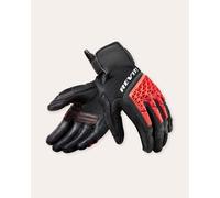 Revit Sand 4 Motorcycle Gloves, black-red, size 3XL