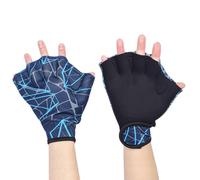 Gloves Swimming Fins - Training Paddle Hand Fins, Hydrodynamic Resistance Gear Finger Web Design Impact Force | Accessory Aquatic Performance Swimming, Diving, S