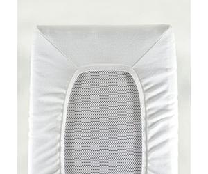 Glovesheet, Large Travel Cot. Fitted sheet for mattress up to 105cm x 75cm White